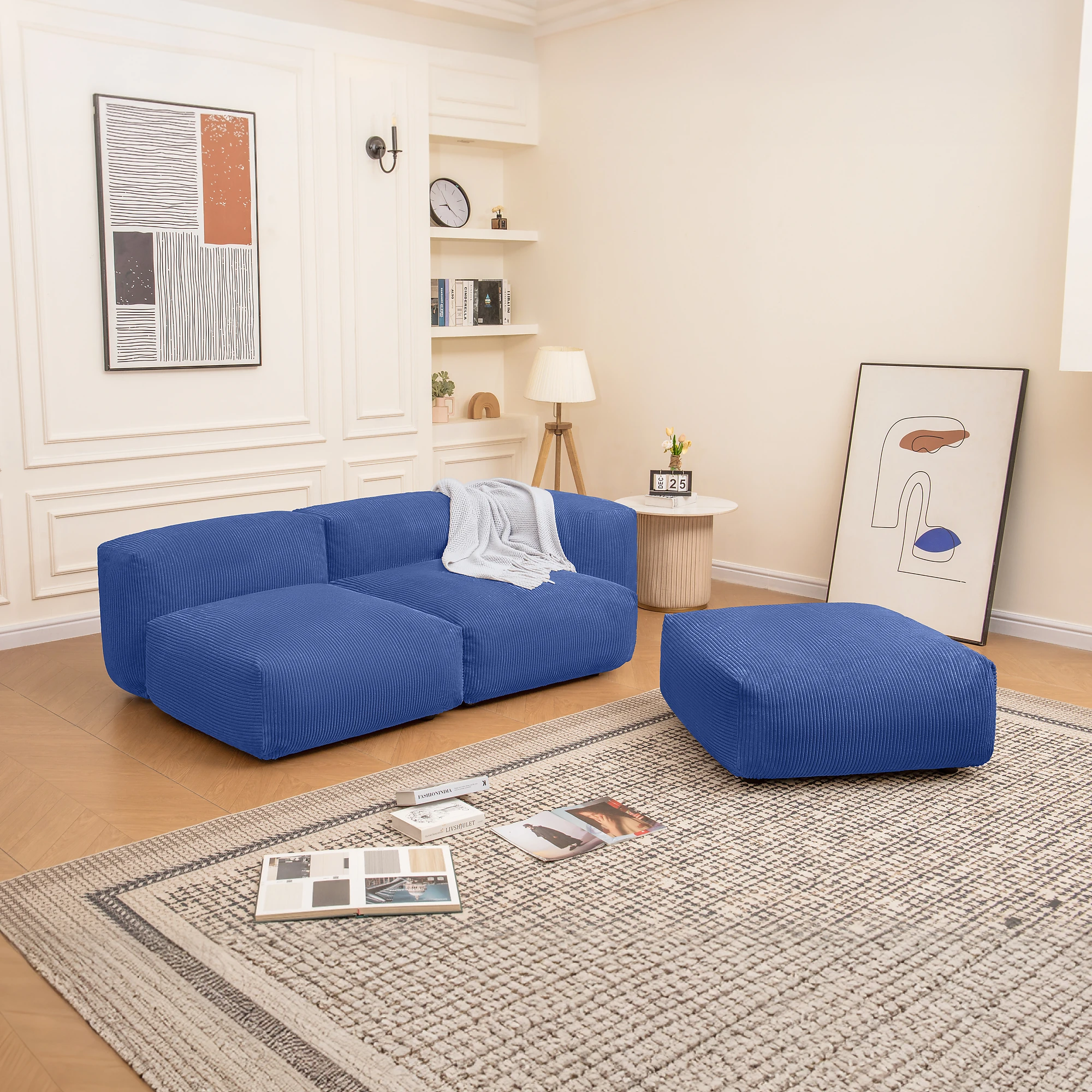 Sofa Set 02 Medium / Ottoman M XS - Image 13